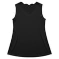 thumbnail image 4 of CHUMUD Plus Size Workout Tank Tops for Women Athletic Loose Fit Top Trendy Sleeveless Ruffle V-Neck Babydoll Gym, 4 of 5