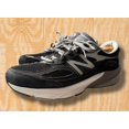 thumbnail image 2 of New Balance 990 V6 Mens 8 US Black Gray White Silver Grey M990BK6 Made in USA, 2 of 5