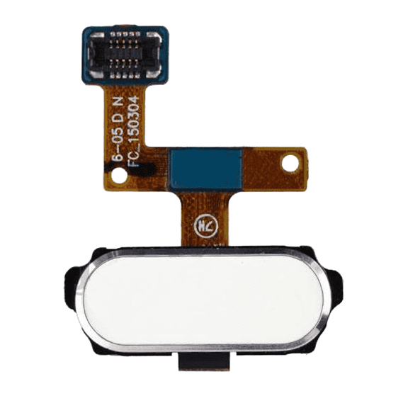 Replacement Home Button With Flex Cable Compatible For Samsung Galaxy Tab S2 8.0" (T710 / T713 / T715 / T719) (White)