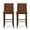 Beige/Espresso/Cognac Brown, variant on Noble House Daylanie Barstools, Beige, Espresso