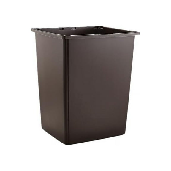 Rubbermaid Commercial FG256B00BRN 56-Gallon Large Capacity Kitchen Plastic Garbage Can Glutton Container (Brown)