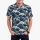 thumbnail image 1 of Fotbe Japanese Water Wave Camiseta Polo de Golf para Hombre con Estampado – Camisa Deportiva Transpirable con Cuello Abotonado-Large, 1 of 6