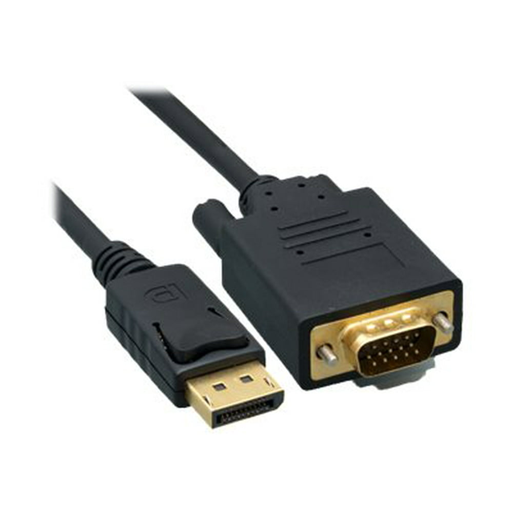 Cable Wholesale DisplayPort to VGA Video cable, DisplayPort Male to VGA