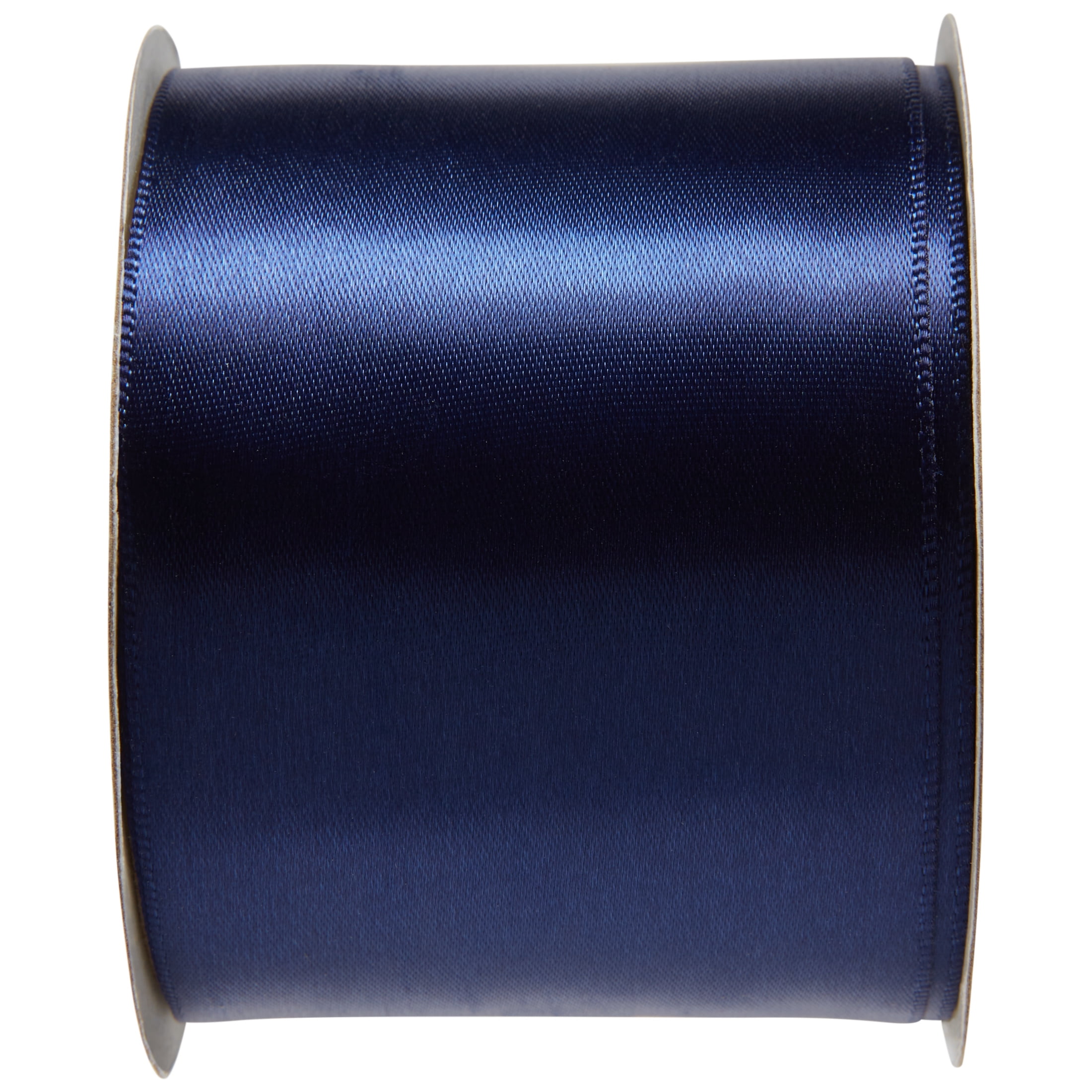 1/2 Inch (12.5 mm) Navy Blue Satin Ribbon (034) –