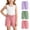 Purple1, variant on Lutiedan 3 Pack Girls Sweat Shorts Wide Leg Elastic Waist Drawstring Running Shorts Casual Summer Soft Workout Shorts Sizes 3-14