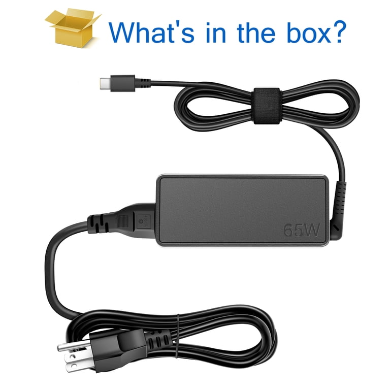 Caricabatterie ANTWELON 65W USB-C Per Lenovo ThinkPad, Dell XPS, HP Spectre – Alimentatore 20V 3,25A Con Cavo Di Ricambio