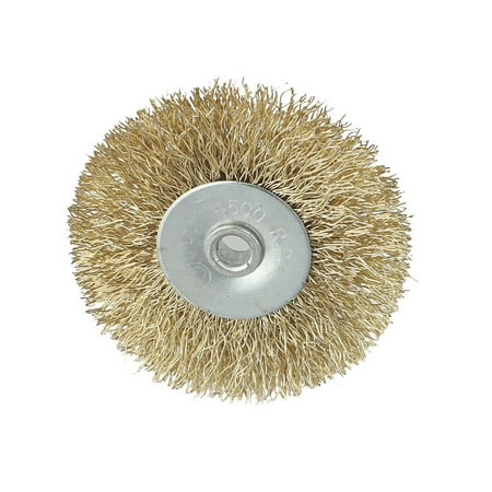 

Lierteer Flat Crimped Stainless Steel Wire Wheel Brush for Angle Grinder 65x6mm