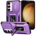 thumbnail image 1 of Funda para GANGXUN Samsung Galaxy S24 Plus - Soporte metálico, Función magnética, Morado, 1 of 5