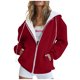 thumbnail image 1 of Women's Casual Zip Up Hoodie Jacket, Long Sleeve Fleece Sweatshirt with Pockets, Soft and Comfortable, 1 of 7