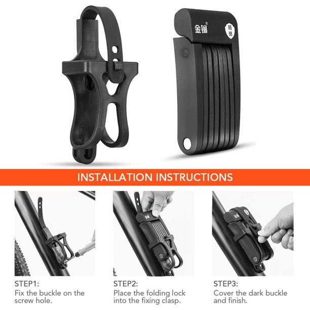 Vexloria Cadenas Pliable Pour Vélo | Sécurisé Contre Le Vol