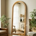 thumbnail image 3 of Easy4Home 71"x32" Arched Full-Length Floor Mirror Vintage Mirror, Antique Gold, 3 of 6