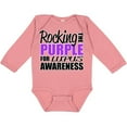 thumbnail image 3 of Inktastic Rocking The Purple for Lupus Awareness Boys or Girls Long Sleeve Baby Bodysuit, 3 of 5