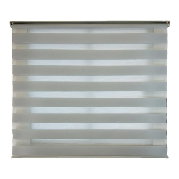 Persiana Deco 100x160 cm Enrollable Dúo Gris