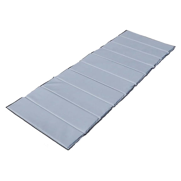 Pitycbo Camping Sleeping Pad Folded Cushion Oxford Cloth Seat Pad 195cmx70cm Outdoor Sit Gray 1.5cm Thickness