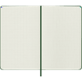 thumbnail image 4 of Moleskine Classic Notebook, Hard Cover, Large (5" x 8.25"), Squared, Myrtle Green, 4 of 7