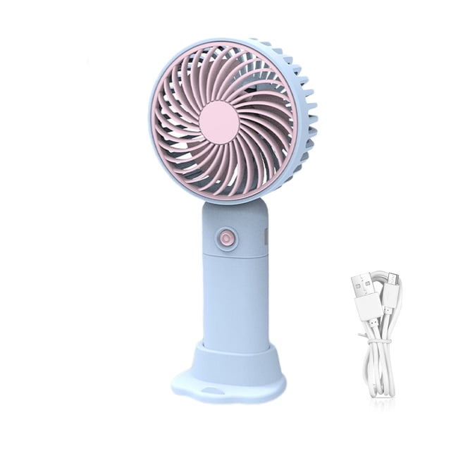 Portable Fan Rechargeable,Handheld Turbo Fan Usb Rechargeable Silent Student Dormitory Office Portable Wind Turbine Fan,Mini Fan Portable,Rechargeable Fan Portable,Usb Fan Mini