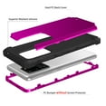 thumbnail image 3 of Galaxy S20 Ultra Case Cover, Allytech PC TPU Hybrid Cover Heavy Duty Protective Defender Bumper Shockproof Drop Proof Wireless Charging Support Back Cover Case for Samsung Galaxy S20 Ultra,Purple, 3 of 11
