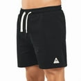 thumbnail image 3 of NORTHYARD Men's Sweat Shorts 5" Workout Cotton Casual Lounge Shorts with Zipper Pockets Black L, 3 of 8