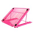 thumbnail image 1 of Matsuzay Soporte para tableta portátil de malla de acero, soporte plegable ajustable para ordenador portátil, soporte para Juegos de teclado y mouse para computadora Rojo, 1 of 8
