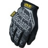 Mechanix Wear Large Black The Original Grip Full Finger Synthetic Leather Mechanics Gloves With Hook And Loop Cuff, Reinforcement Panels