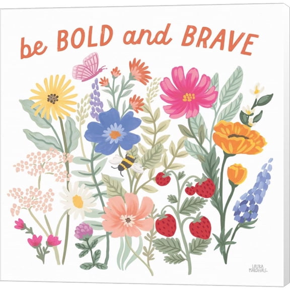 Great Art Now Wild Meadow II by Laura Marshall, Canvas Wall Art, 12W x 12H