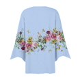 thumbnail image 5 of Vedolay Fall Sweaters for Women Solid Casual Basic Comfy Loose Fit Long Sleeve Open Front Cardigan Blue,M, 5 of 5
