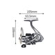 thumbnail image 4 of Carrete de pesca con señuelos de metal 15kg Max Drag 3+1 Rodamientos Spinning Wheel Gear (DA3000) Likrtyny Para Estrenar, 4 of 8