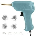 thumbnail image 1 of Harpily Fil de Soudage en Aluminium Kit de Soudeur en Plastique pour Pare-Chocs 50W Agrafeuse à Chaud Soudage 4 Types d'Agrafes Agrafeuse à Chaud Soudage Réparation Machine à Fissures pour Pare-Chocs de Voiture Taille Unique Vert, 1 of 9