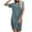 Blue B, variant on Women's Beach Swimsuit Coverup V Neck Short Sleeve Cover Up Swimwear Bikini T-Shirt Dress with Pockets Sundresses for Women 2025 Light Blue B L