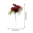 thumbnail image 4 of HEMOTON Christmas Artificial Berry Branches for Decor with Vivid Colors and Realistic Effect 5Pcs Assorted Color, 4 of 7