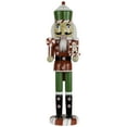 thumbnail image 2 of Northlight Peppermint Candy Nutcracker Christmas Figure - 15" - Red and Green, 2 of 9