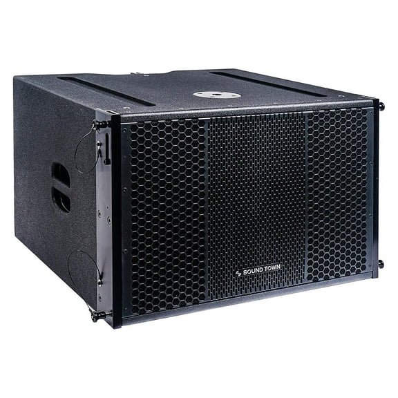 Sound Town ZETHUS Series 15" 1000W Powered Line Array Subwoofer, Black (ZETHUS-115SPW)
