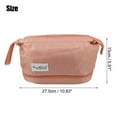 thumbnail image 4 of Unique Bargains Floral Makeup Bag Zipper Flower Cosmetic Pouch Pink, 4 of 7