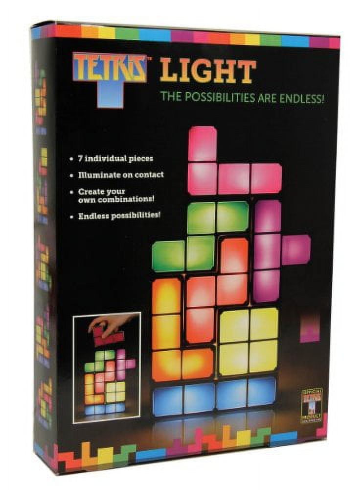 Paladone Tetris Light 3D Stackable Constructible Desk Lamp