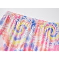 thumbnail image 5 of Beezizac Teen Girls Tie Dye Orange & Pink Spiral Swirl Pajama Long Sleeves & Pants PJ Set 2-Piece Outfit Big Kid Size 16, 5 of 7