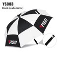 thumbnail image 1 of Golf Umbrella Sun Protection And Rain Double Layer Wear Resistant Fiberglass Material Spring And Summer Automatic Manual Automatic Black, 1 of 6