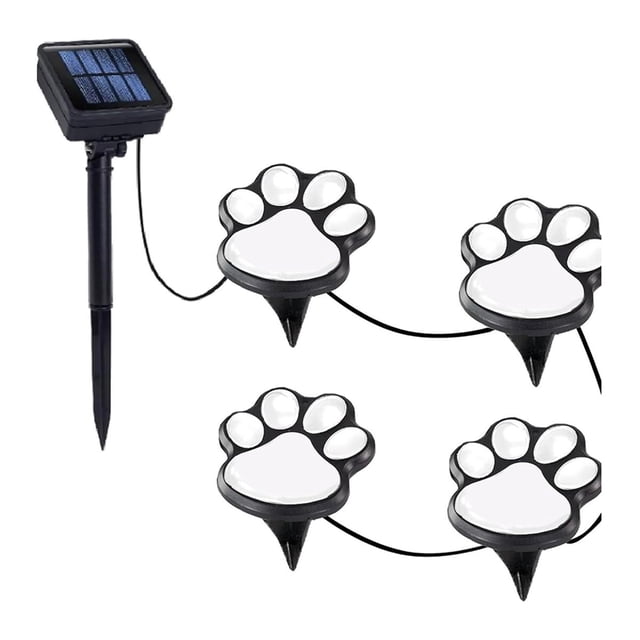 4 Lámparas Solares LED con Forma de Garra para Exteriores, Impermeables, para Jardín o Bajo , Luz .