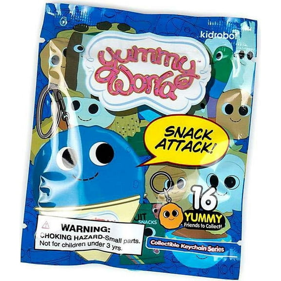 Yummy World Snack Attack Vinyl Keychain Mystery Pack