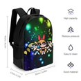 thumbnail image 2 of The Powerpuff Gi-rls Casual Daypack Laptop Bag with Pockets Lightweight Trendy Backpack Travel Backpacks, 2 of 8