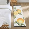 thumbnail image 3 of Yayeee Runner Rug for Bedroom 2'x6' Machine Washable Hallway Non Slip Mat, White Watercolor Oranges, 3 of 8