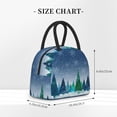 thumbnail image 2 of Balery Christmas Trees Bolsa de Almuerzo para Mujeres, Caja de Almuerzo, Bolsa de Almuerzo Pequeña Impermeable, Tote de Almuerzo Reutilizable con Gran Capacidad, 2 of 6
