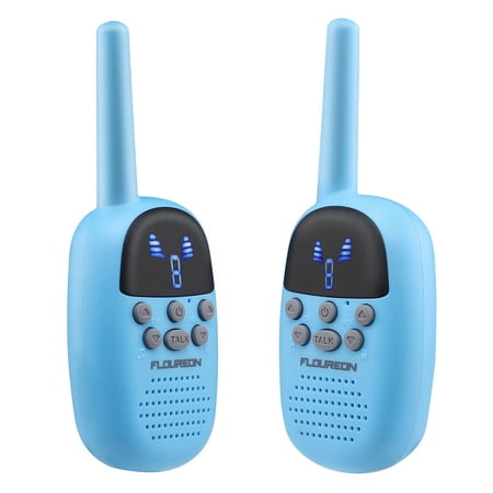 Floureon Kids Toy Walkie Talkies Two Way Radios Walky Talky 22 Channel Long Range UHF Handheld Outdoor Kids Toy Cellphone for Children Day/Birthday/Christmas Gift (Best Hand Held Phones)