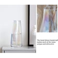 thumbnail image 4 of Florero de cristal moderno Ins Florero de cristal transparente irised para la decoración de la oficina en el hogar Ormromra CZJJ-ZH12-3, 4 of 6