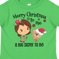 thumbnail image 4 of Inktastic Merry Christmas to Me, a Big Sister to Be Girls Toddler T-Shirt, 4 of 5