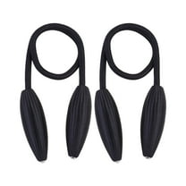 PAMINGONO 2Pcs Black Metal Curtain Tie Backs for Shower Curtains and Home Use