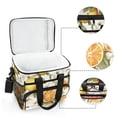 thumbnail image 6 of FORMRS Insulated Cooler Bag 24 Cans Capacity Soft Leakproof Lunch Box with Side Pockets, Oranges Watercolor, 6 of 7