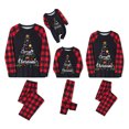 thumbnail image 6 of RUINIXCW Family Christmas Pajamas Matching Sets Xmas PJS Holiday Jammies for Whole Family Tree Long Sleeve Tops and Plaid Pants Family Christmas Outfits Sleepwear, 6 of 7