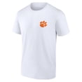 thumbnail image 2 of Men's  White Clemson Tigers High Hurdles T-Shirt, 2 of 3