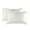 white, variant on Satin Pillowcase Set of 2, Soft Pillow Covers for Hair and Skin, Queen/Standard Size