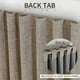thumbnail image 3 of Cortinas Joydeco de lino natural 100% opacas, 213 x 213 cm, 2 paneles, 3 of 8